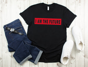 I AM THE FUTURE-Black/Red